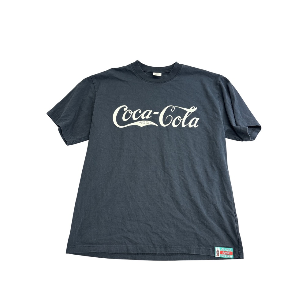 PacSun Coca-Cola Graphic T-Shirt Mens Large Black Short Sleeve Cotton Logo Tee